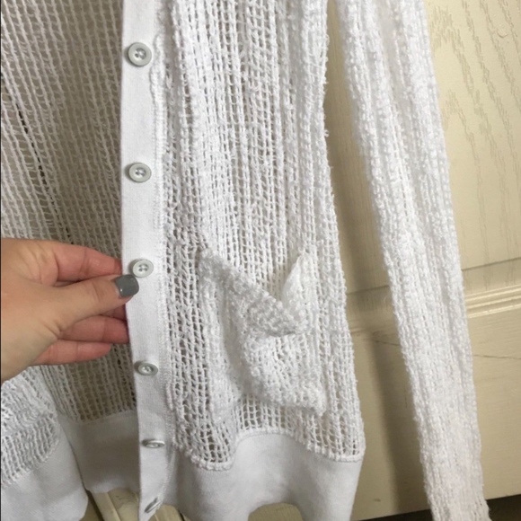 Free People Woman's Light Weight Sweater Jacket - Picture 5 of 6